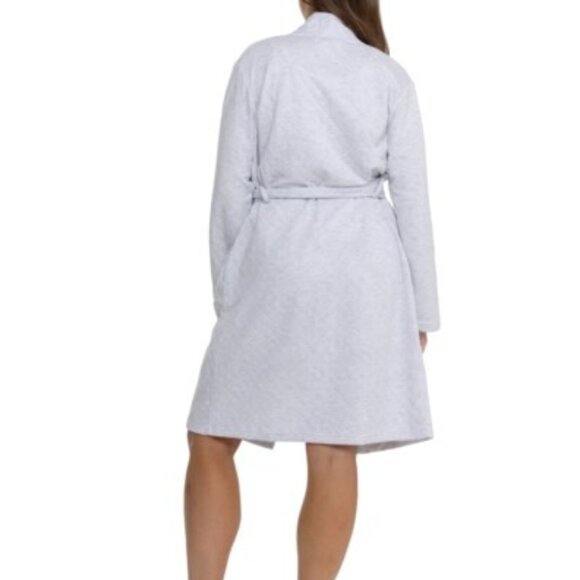 DAYDREAMS by Berkshire Home Soft Triple Knit Robe Dove Grey Size M NWT - Picture 2 of 5